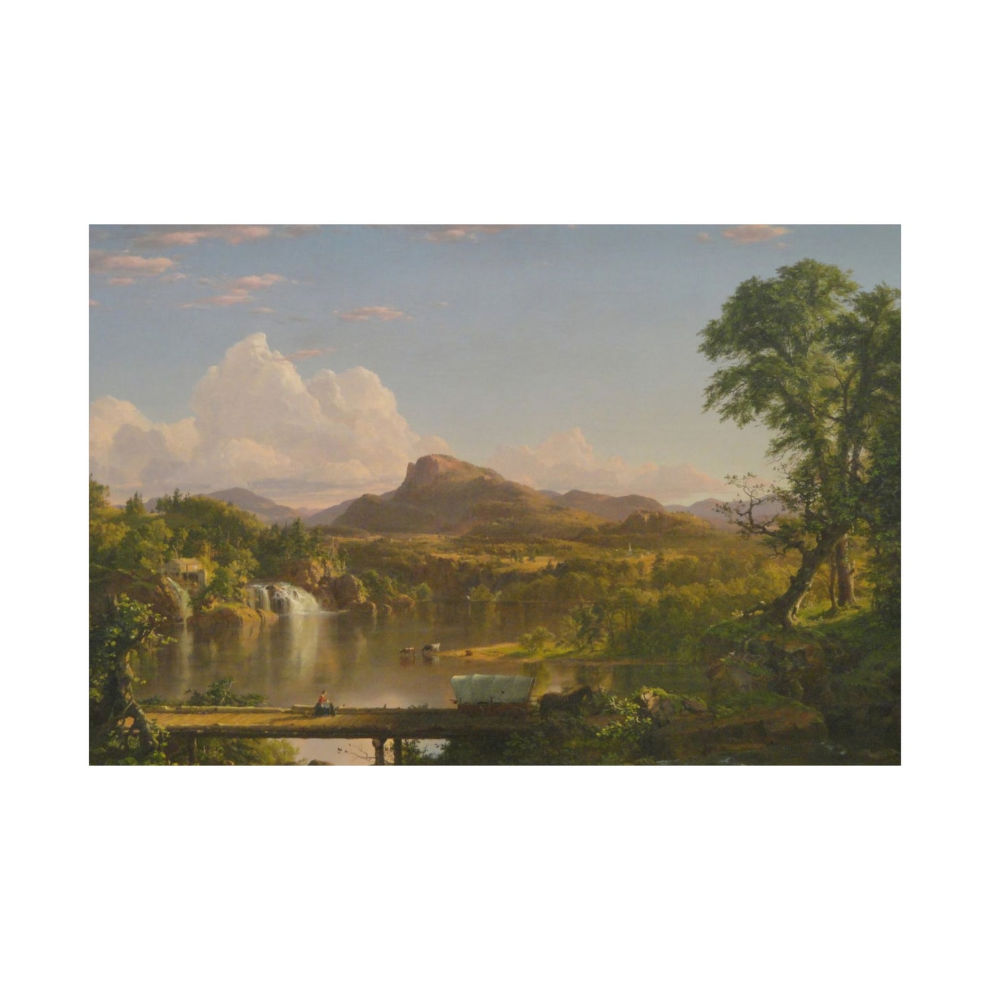 Church, Frederic Edwin - New England Scenery  (1851) - Satin Posters