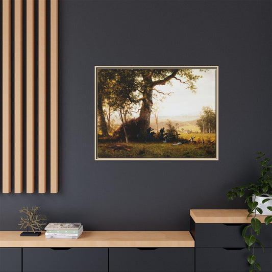 Bierstadt, Albert - Guerrilla Warfare (1861) - Matte Canvas, Framed