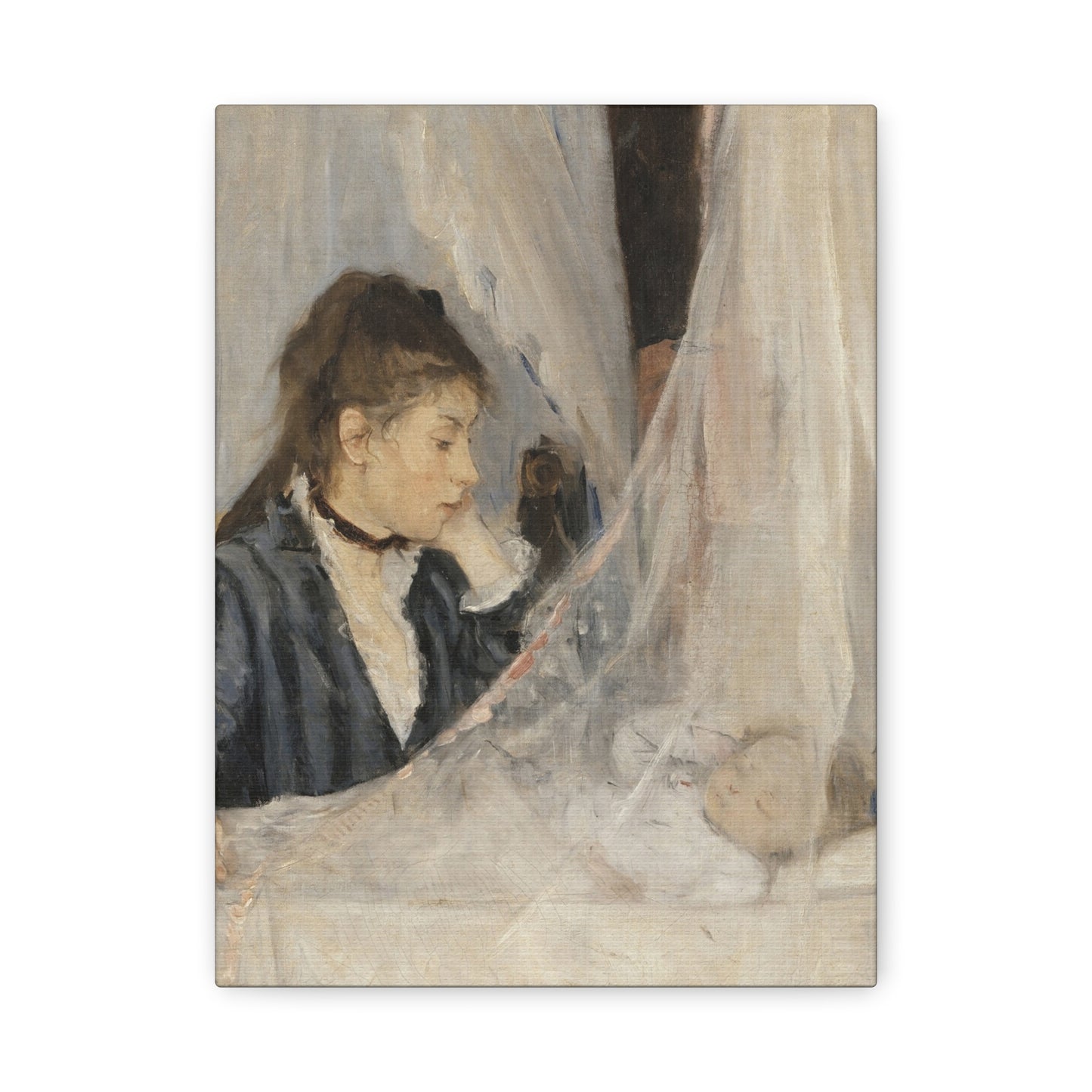 Morisot, Berthe - The Cradle (1872) - Canvas Block, unframed