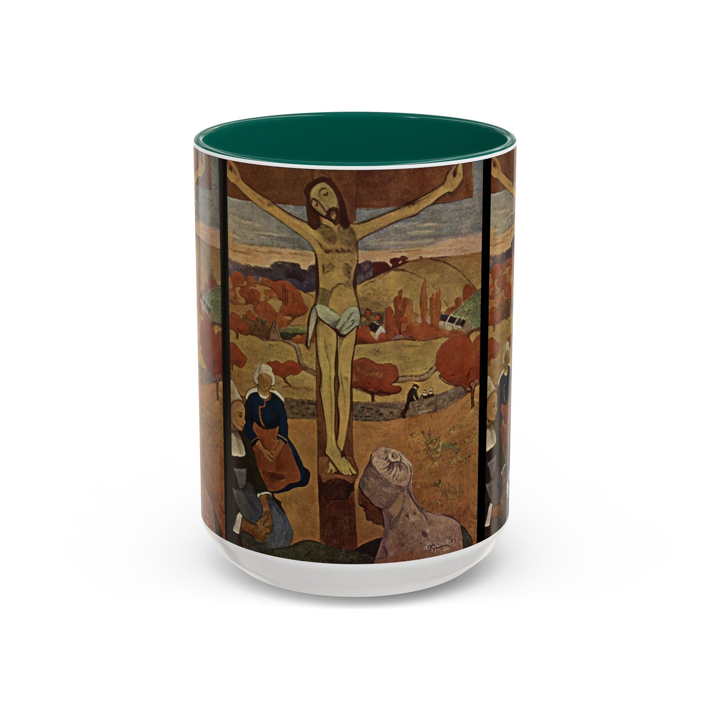 Gauguin, Paul - The Yellow Christ (1889) - Colorful Accent Mugs
