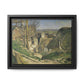 Cézanne, Paul - The House of the Hanged Man, Auvers-sur-Oise (1874) - Matte Canvas, Framed