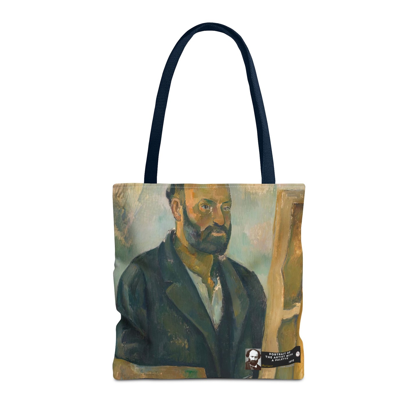 Cézanne, Paul - Portrait of the Artist with a Palette (1890) - Tote Bag