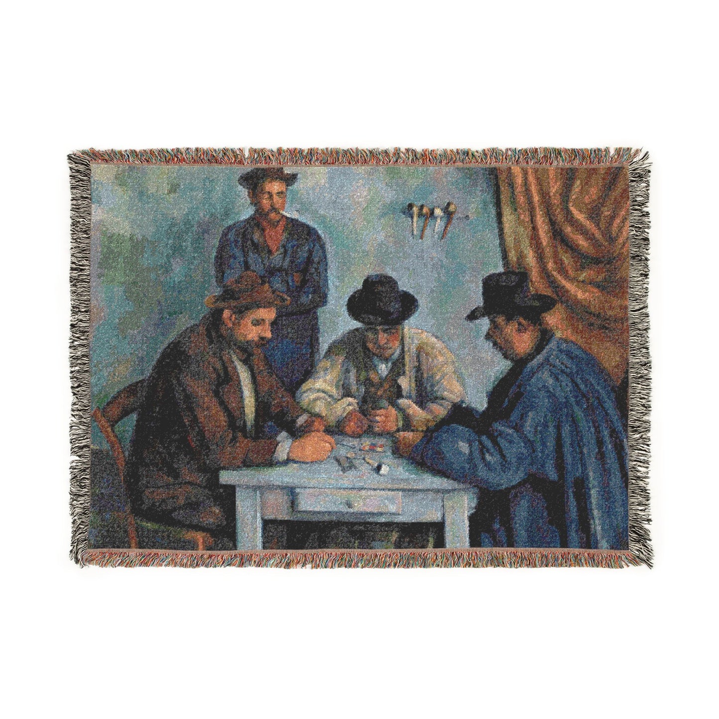 Cézanne, Paul - The Card Players (1892) - Woven Blanket
