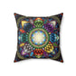 Pacio, Adam - Mystic Jewel Mandala - Suede Square Pillow