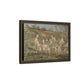 Pissarro, Camille - Red Roofs, Corner of a Village in Winter (1877) - Matte Canvas, Framed