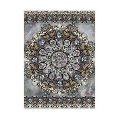 Pacio, Adam - Memento Mori Mandala - Postcard Bundles with Envelopes Included