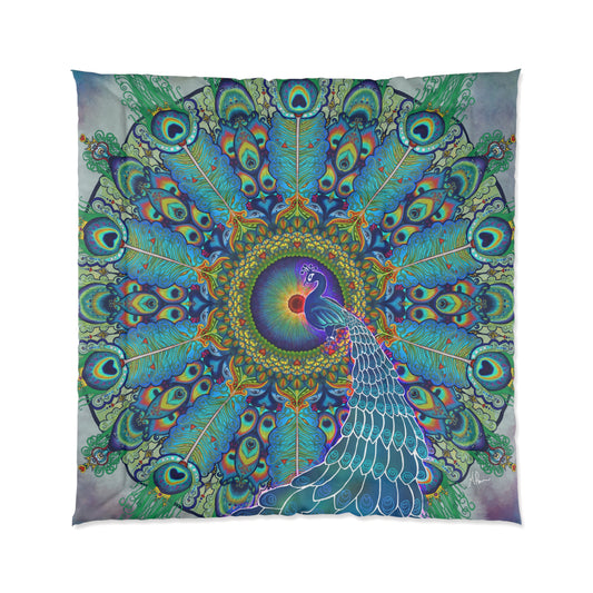 Melek Taus Mandala - Comforter