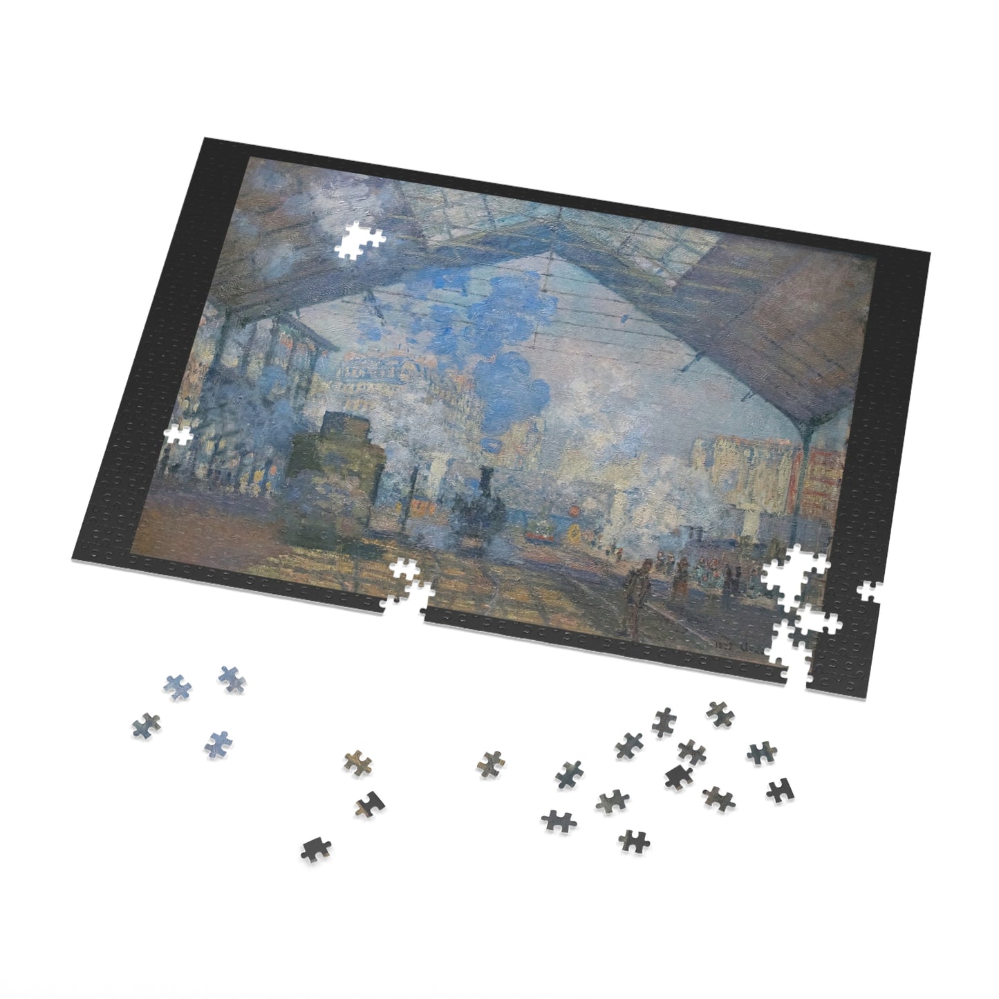 Monet's "La Gare Saint-Lazare" - 1000pc Jigsaw Puzzle