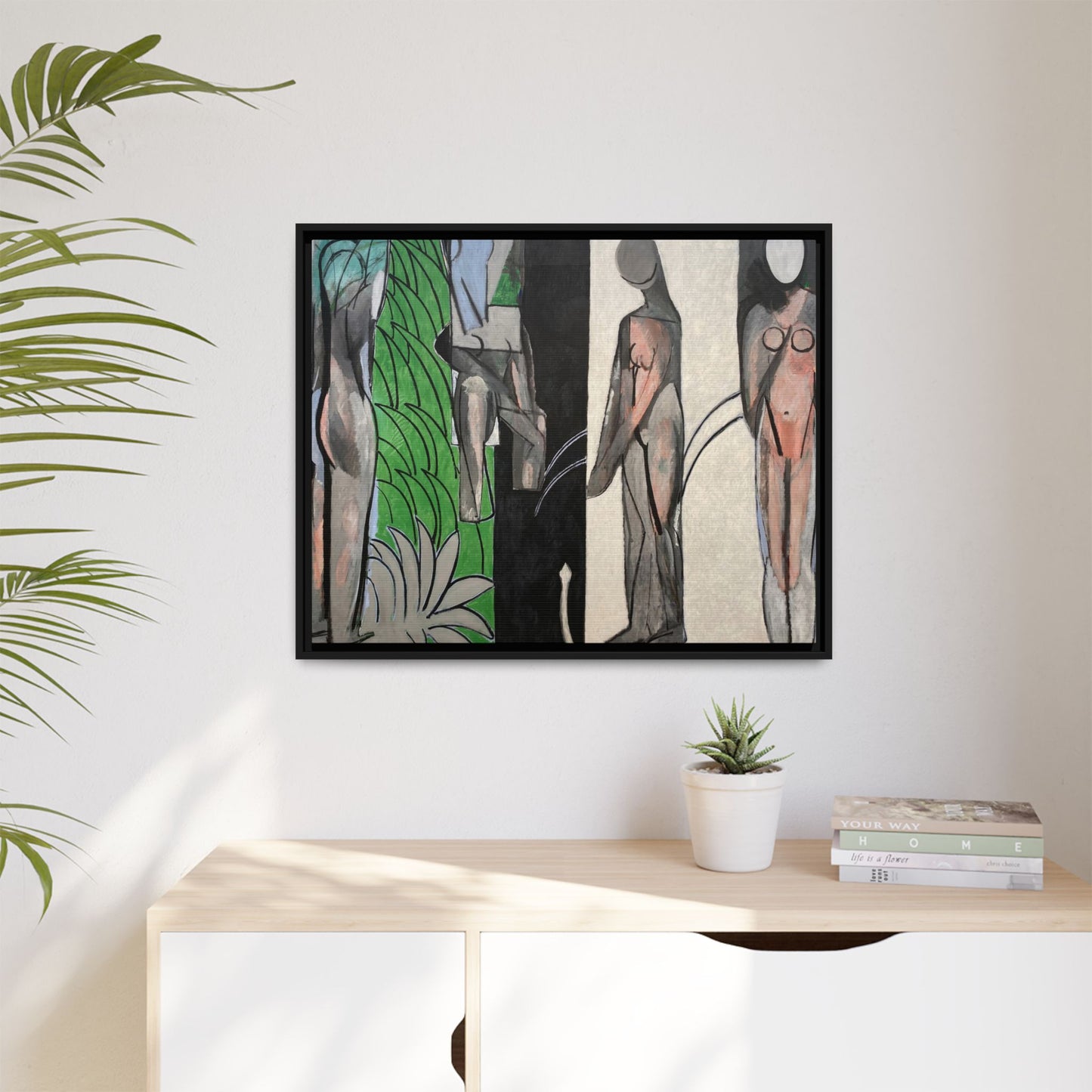 Matisse, Henri - Bathers by a River (1917) - Matte Canvas, Framed