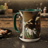 Courbet, Gustave - The Desperate Man (1843) - Colorful Accent Mugs