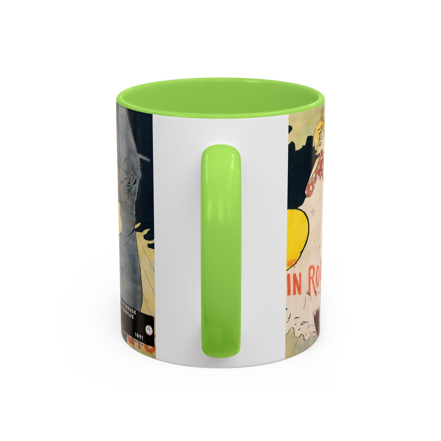 Toulouse-Lautrec, Henri - Moulin Rouge - La Goulue (1891) - Colorful Accent Mugs