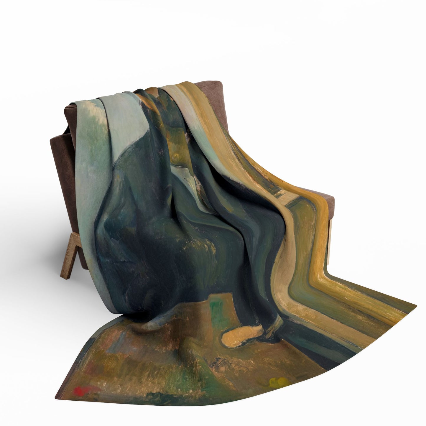 Cézanne, Paul - Portrait of the Artist with a Palette (1890) - Arctic Fleece Blanket
