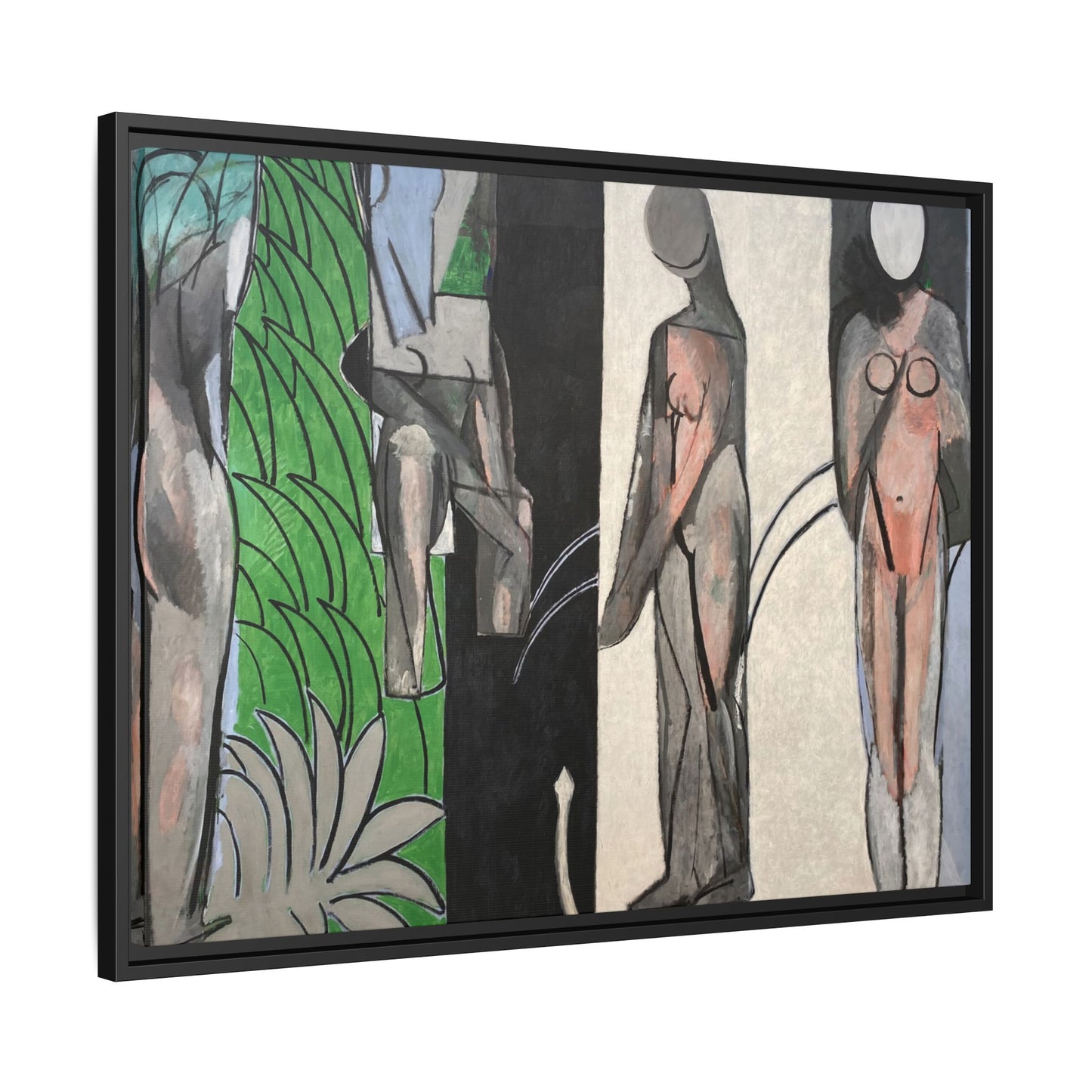 Matisse, Henri - Bathers by a River (1917) - Matte Canvas, Framed