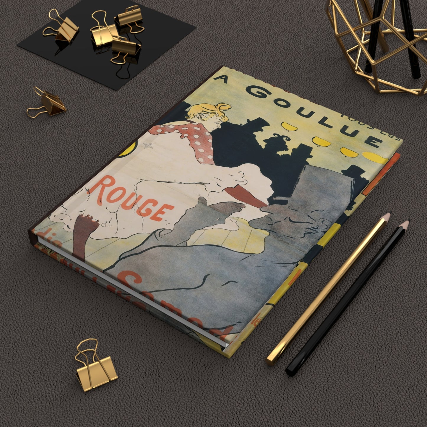Toulouse-Lautrec, Henri - Moulin Rouge - La Goulue (1891) - Hardcover Journal Matte