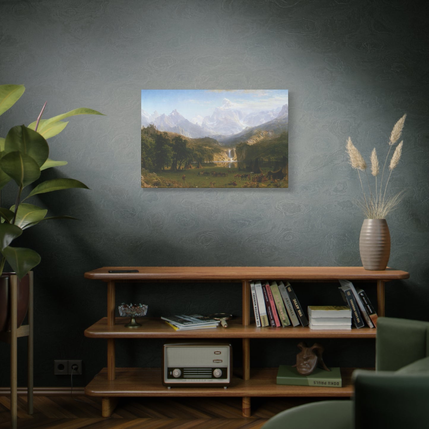 Bierstadt, Albert - The Rocky Mountains, Lander’s Peak (1863) - Canvas Block, unframed