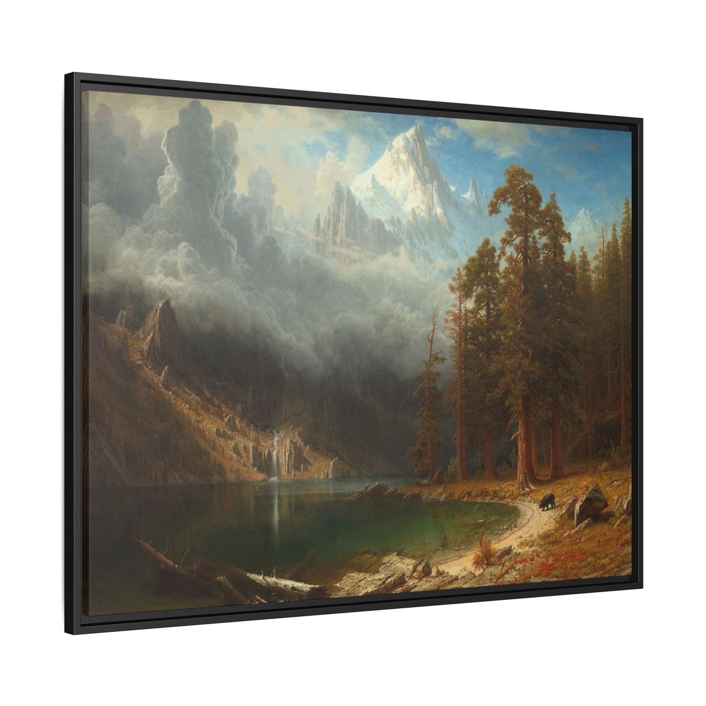Bierstadt, Albert - Mount Corcoran (1877) - Matte Canvas, Framed