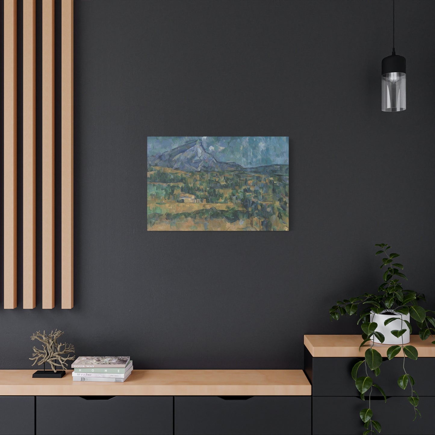 Cézanne, Paul - Mont Sainte-Victoire (1902) - Canvas Block, unframed
