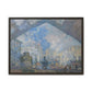 Monet, Claude - Le Gare Saint-Lazare (1877) - Matte Canvas, Framed