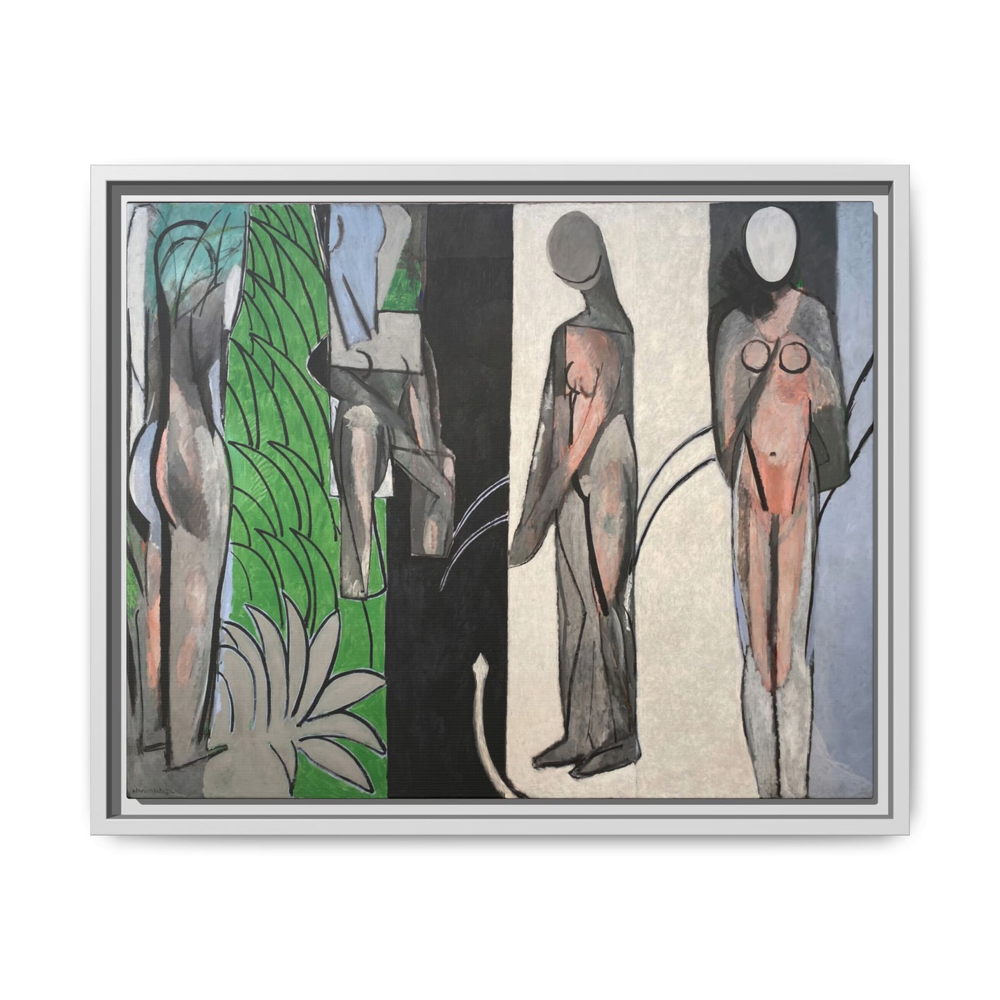 Matisse, Henri - Bathers by a River (1917) - Matte Canvas, Framed