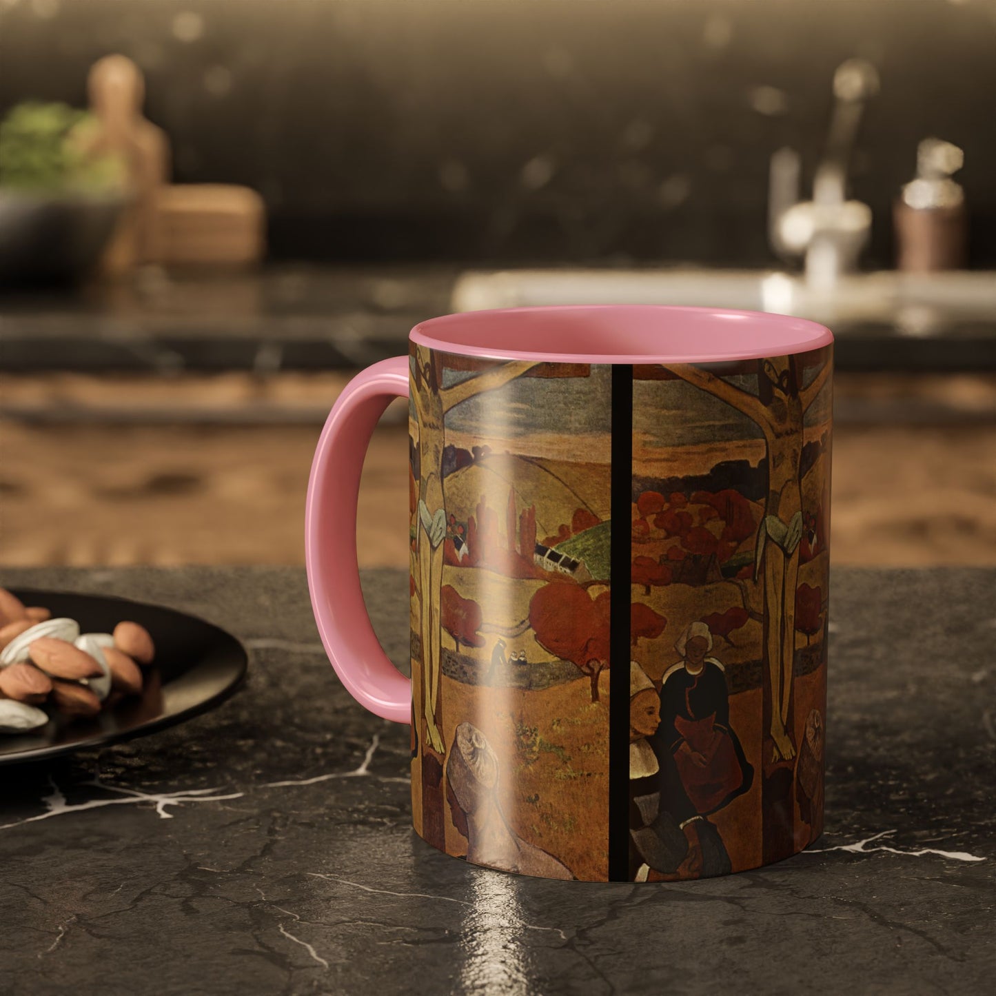 Gauguin, Paul - The Yellow Christ (1889) - Colorful Accent Mugs