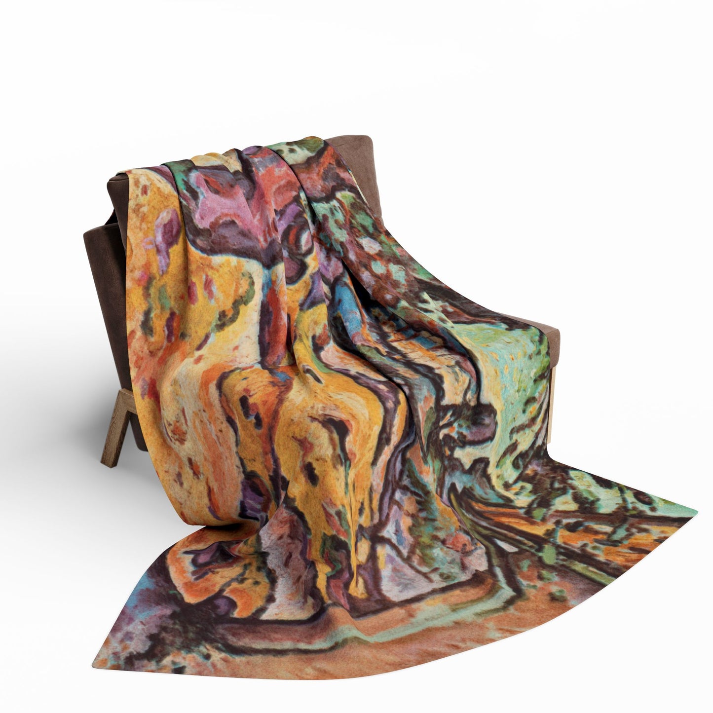 Braque, Georges - Olive Tree near L'Estaque (1906) - Arctic Fleece Blanket