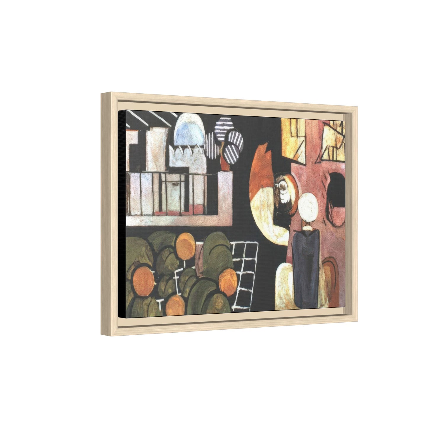Matisse, Henri - The Moroccans (1916) - Matte Canvas, Framed