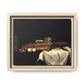 Cézanne, Paul - Still Life with Bread and Eggs (1865) - Matte Canvas, Framed