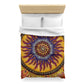 Pacio, Adam - Solar Disc Mandala - Microfiber Duvet Cover