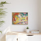 Matisse, Henri - The Joy of Life (1905) - Matte Canvas, Framed