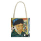 Van Gogh, Vincent - Self Portrait with Bandaged Ear (1889) - Tote Bag