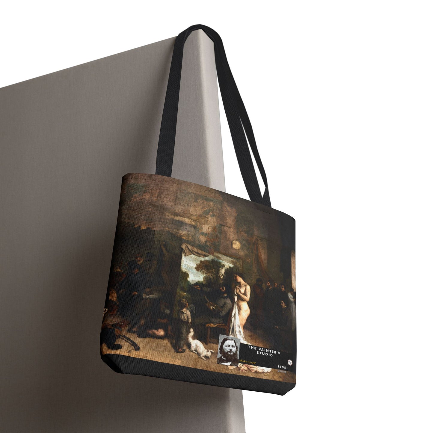 Courbet, Gustave - The Painter’s Studio (1855) - Tote Bag