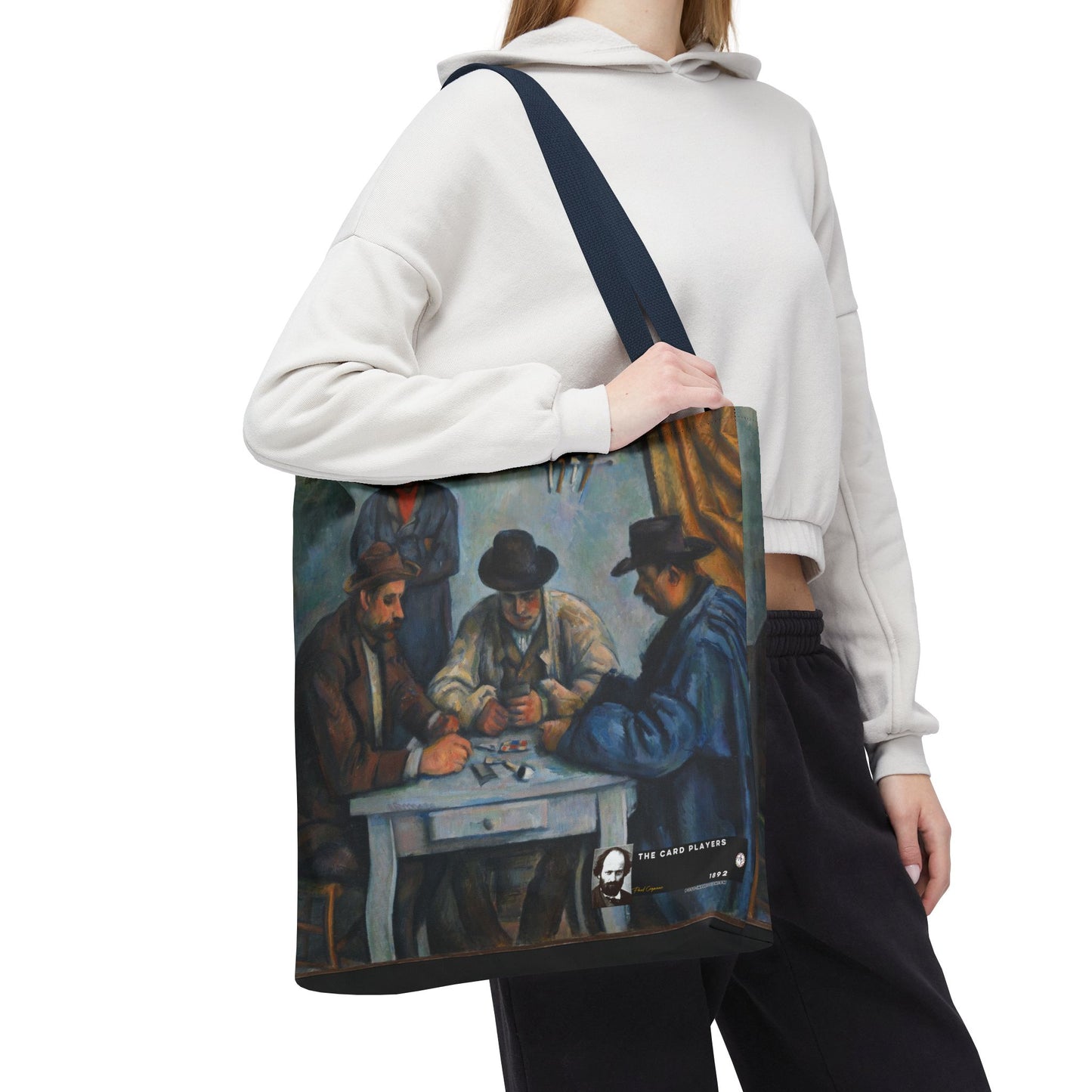 Cézanne, Paul - The Card Players (1892) - Tote Bag