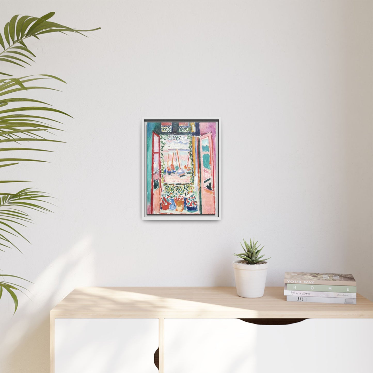 Matisse, Henri - Open Window, Collioure (1905) - Matte Canvas, Framed