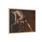Courbet, Gustave - Study of a Nude Man (1840) - Matte Canvas, Framed
