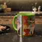 Cézanne, Paul - A Modern Olympia (1874) - Colorful Accent Mugs