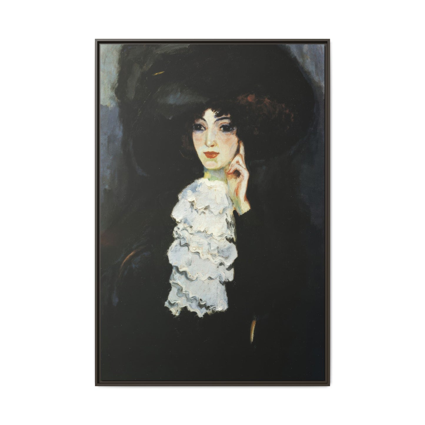 Van Dongen, Kees - Woman with Frill (1905) - Matte Canvas, Framed