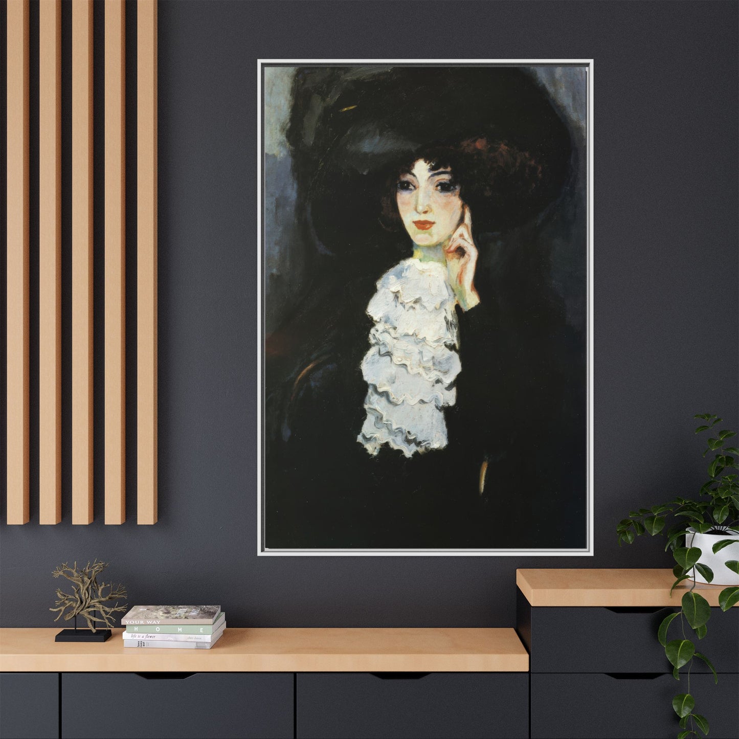 Van Dongen, Kees - Woman with Frill (1905) - Matte Canvas, Framed