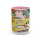 Matisse, Henri - The Joy of Life (1905) - Colorful Accent Mugs