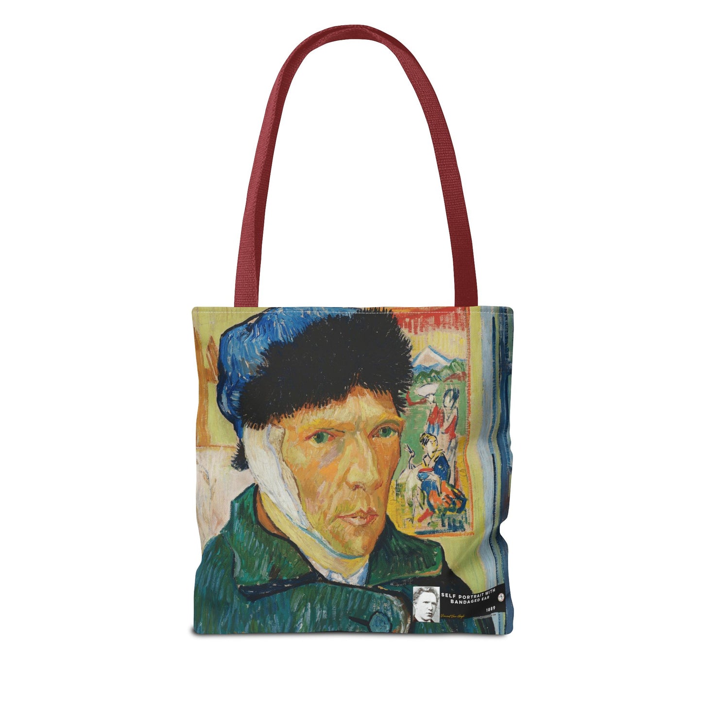 Van Gogh, Vincent - Self Portrait with Bandaged Ear (1889) - Tote Bag