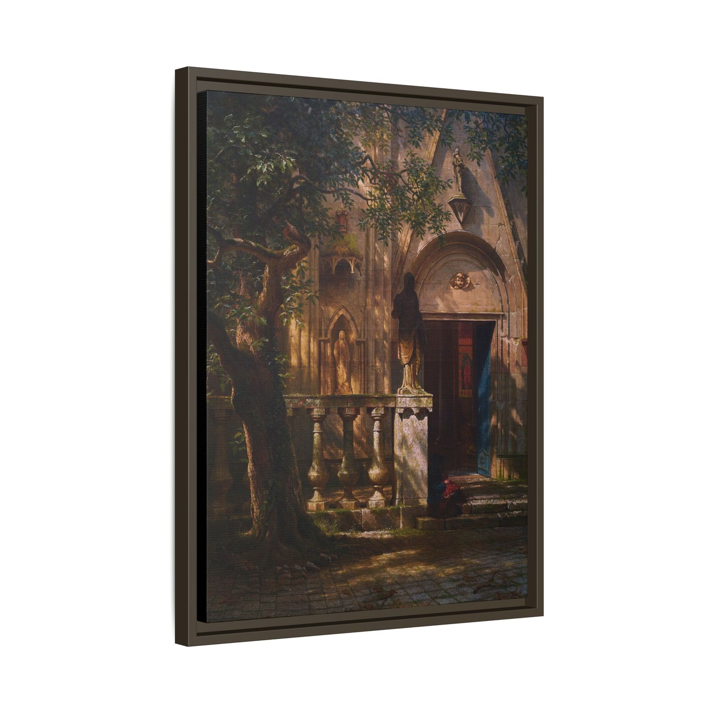 Bierstadt, Albert - Sunlight and Shadow  (1854) - Matte Canvas, Framed