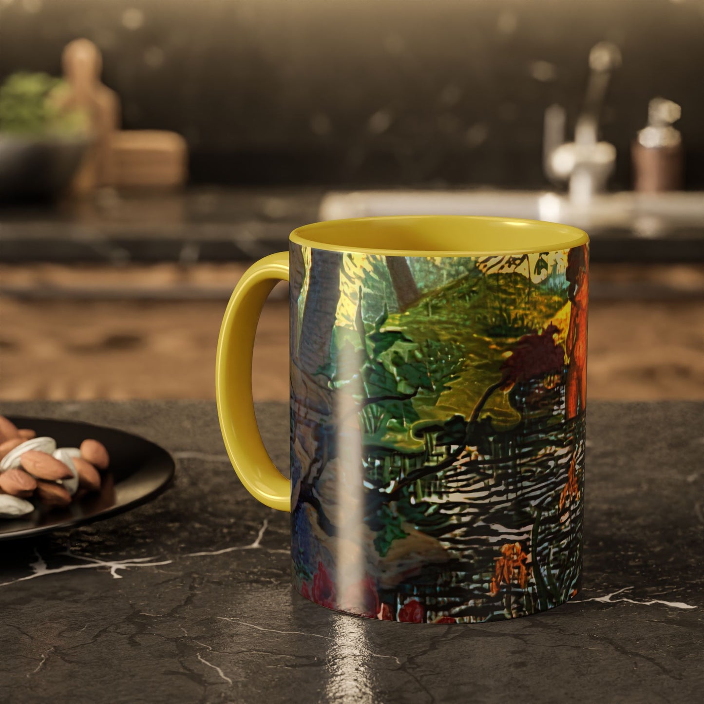 Ranson, Paul - The Lotus Bather (1906) - Colorful Accent Mugs