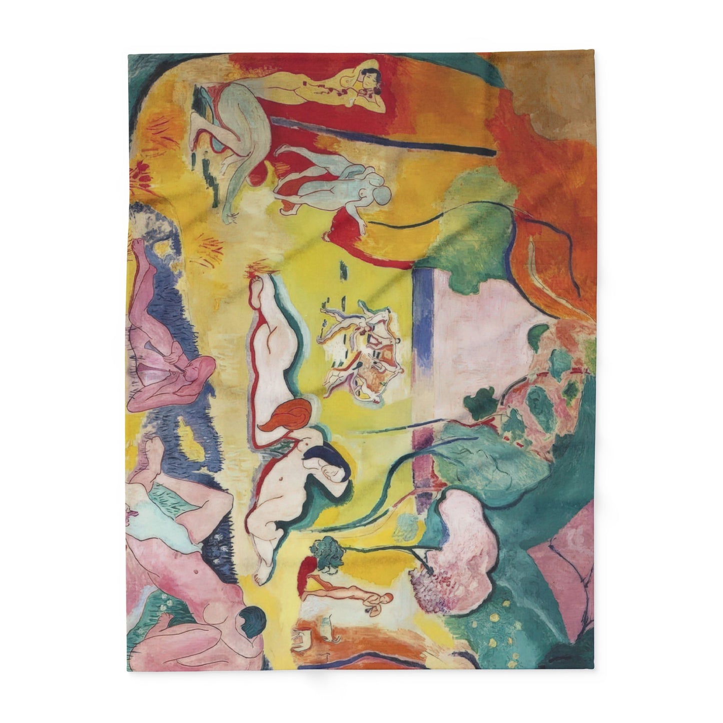 Matisse, Henri - The Joy of Life (1905) - Arctic Fleece Blanket