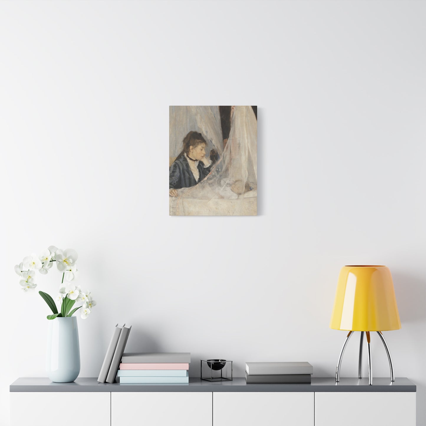 Morisot, Berthe - The Cradle (1872) - Canvas Block, unframed