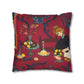 Matisse, Henri - The Dessert Harmony in Red (1908) - Suede Square Pillowcase