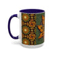 Pacio, Adam - Monarch Butterfly Mandala - Colorful Accent Mugs