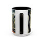 Cézanne, Paul - A Modern Olympia (1874) - Colorful Accent Mugs