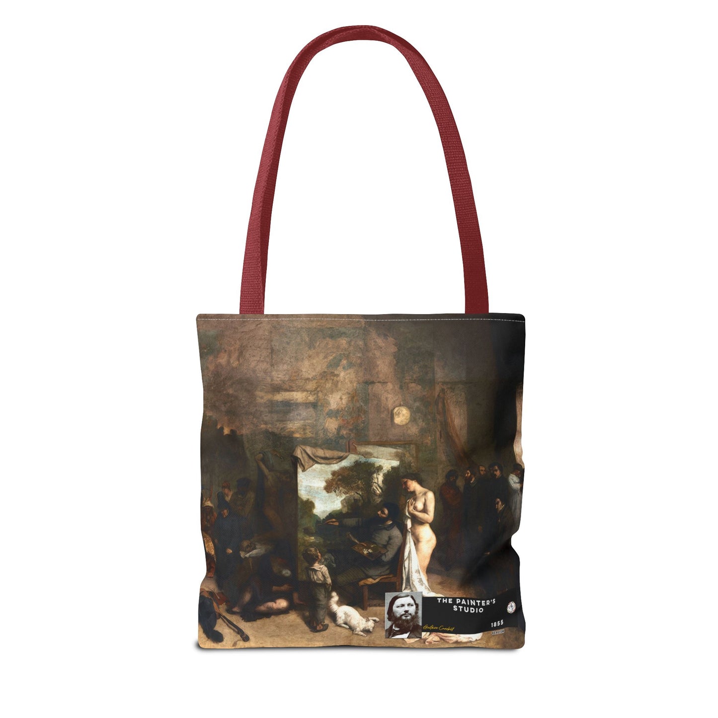 Courbet, Gustave - The Painter’s Studio (1855) - Tote Bag