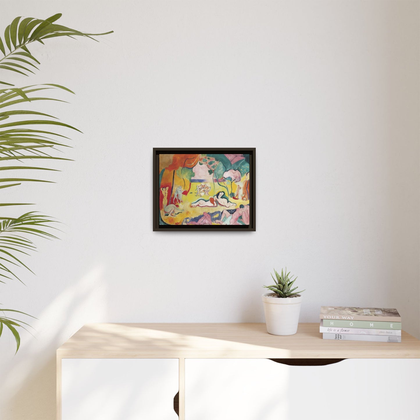 Matisse, Henri - The Joy of Life (1905) - Matte Canvas, Framed