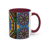 Emerald Arrows Mandala - Colorful Accent Mugs