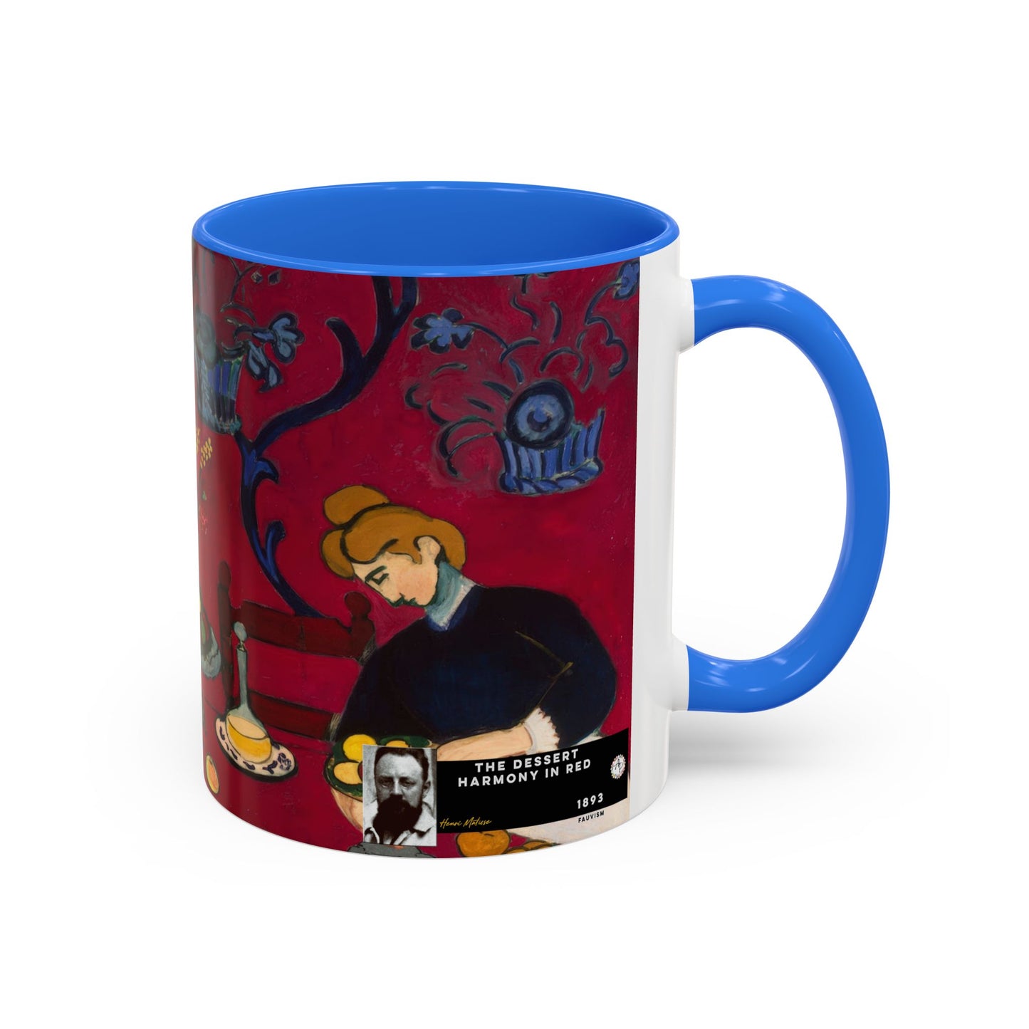 Matisse, Henri - The Dessert Harmony in Red (1908) - Colorful Accent Mugs